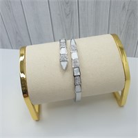 Браслет сталь ос-12379 /6*6,5см серебристый 12379