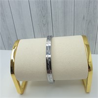 Браслет сталь ос-12380 /5*6см серебристый 12380