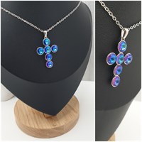 Кулон Swarovski оп-12392 синий 12392