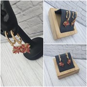 серьги .оп- 4395 розовый 4395