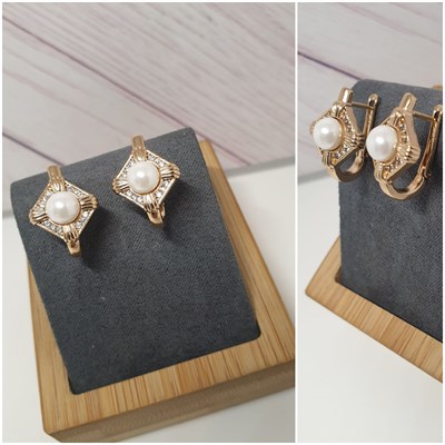 Серьги оп-12796 жемчуг 12796