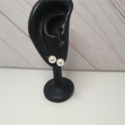 Серьги пуссеты оп-12815 жемчуг /5мм 12815