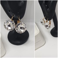 Серьги Swarovski оп-13046 /14мм прозрачный 13046